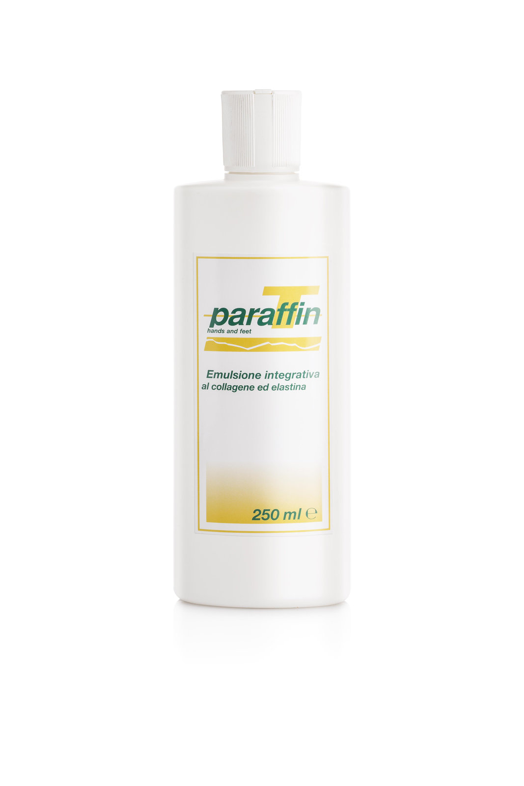 PARAFFIN
EMULSIONE INTEGRATIVA
AL COLLAGENE ED ELASTINA
250 ML