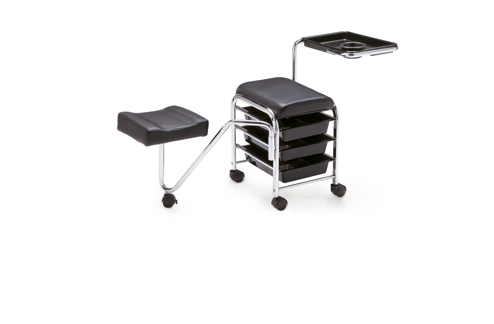 PEDICURE SERVICE
CARRELLO PORTA ATTREZZI
NERO