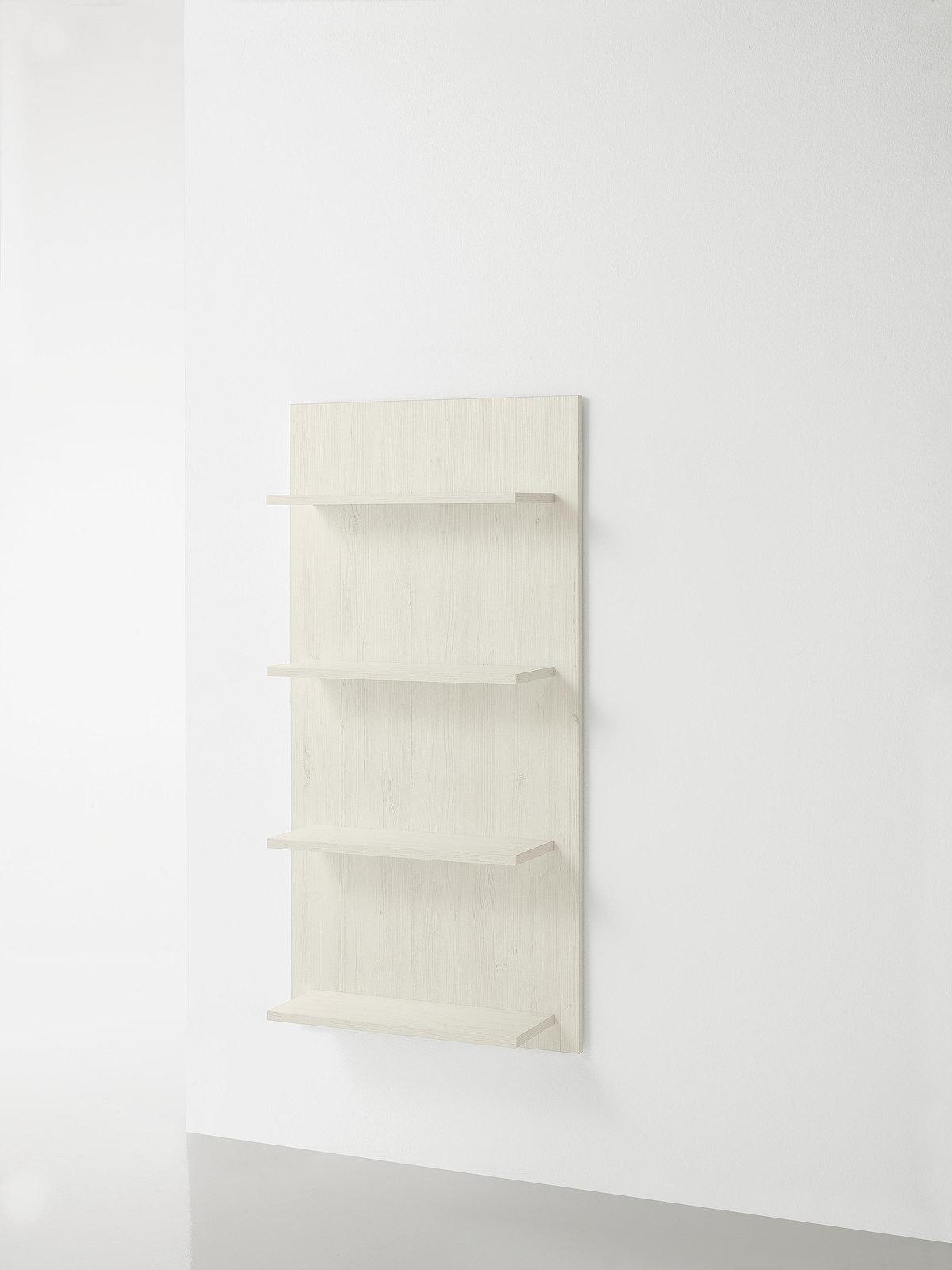 LIBERO EXPO WHITE ESPOSITORE DA PARETE LARICE BIANCO CM 60X120 H MENSOLA CM 50X18