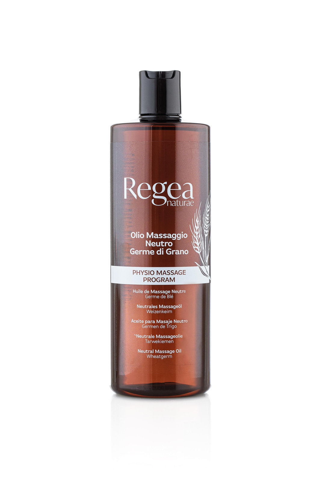 OLIO MASSAGGIO
NEUTRO GERME DI GRANO
- Olio per Massaggi Professional
500ml