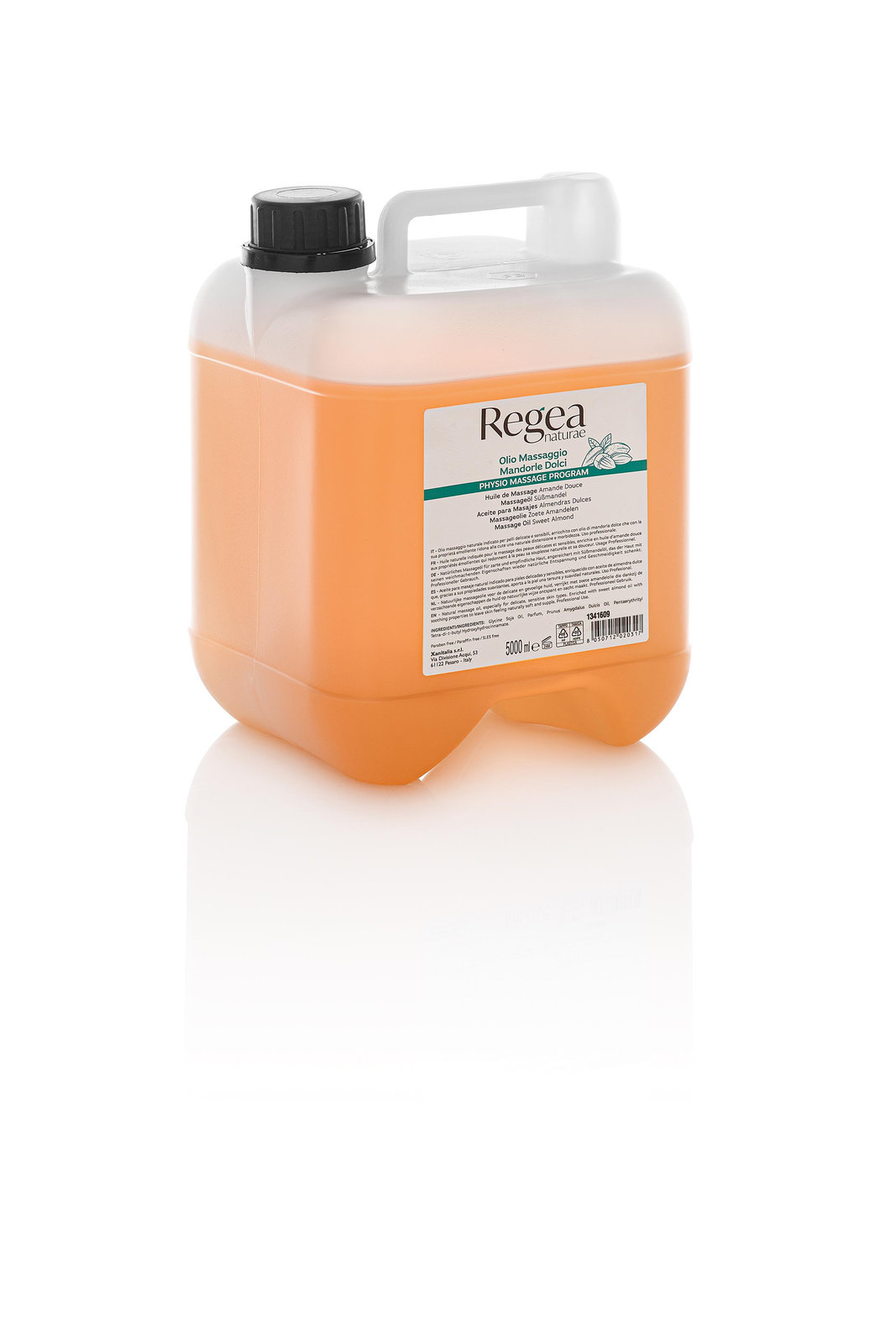 REGEA Olio massaggio mandorle dolci. Tanica. - 5 Lt
