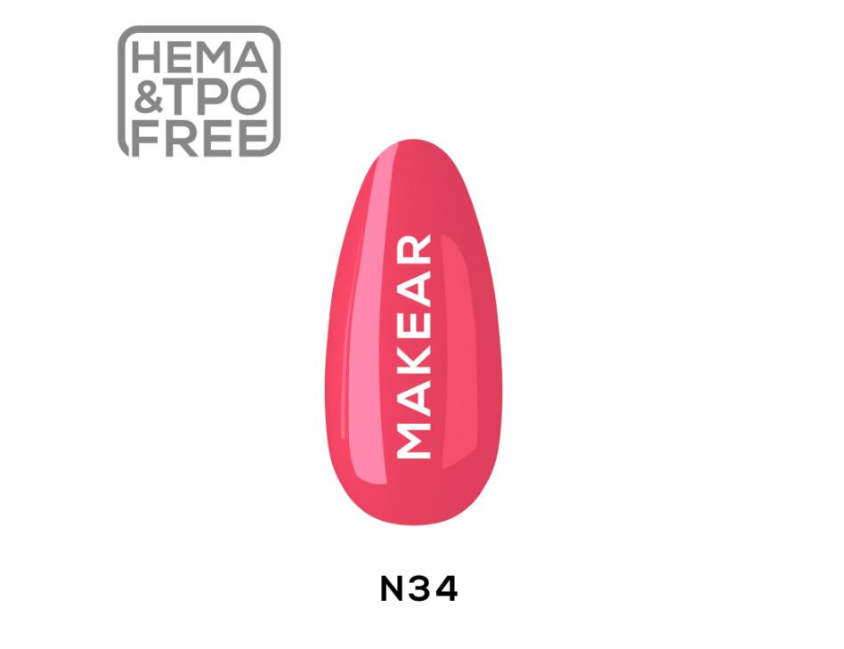 N34 UV Summer Neon Gel Polish Makear 8ml