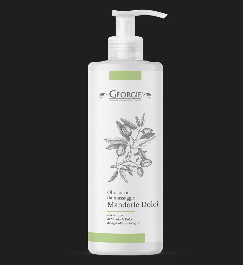 OLIO MASSAGGIO MANDORLE DOLCI BIO - Olio di Mandorle Dolci da Estrazione Biologica Massaggio con Mandorle Dolci Bio 500 ml