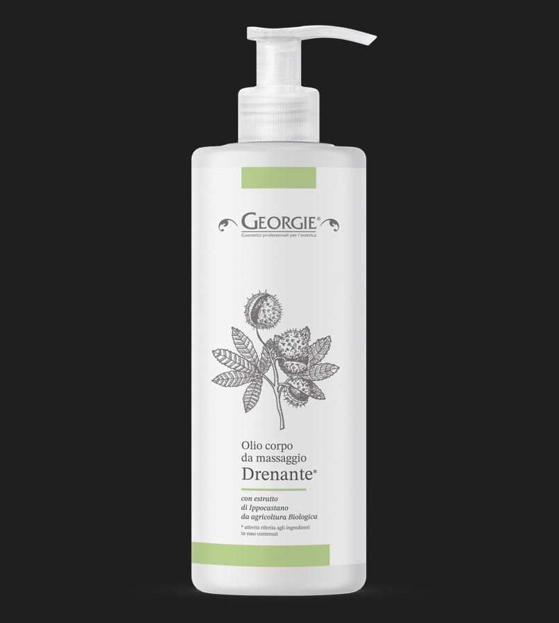 Olio Massaggio Drenante Ippocastano Bio 500 ml