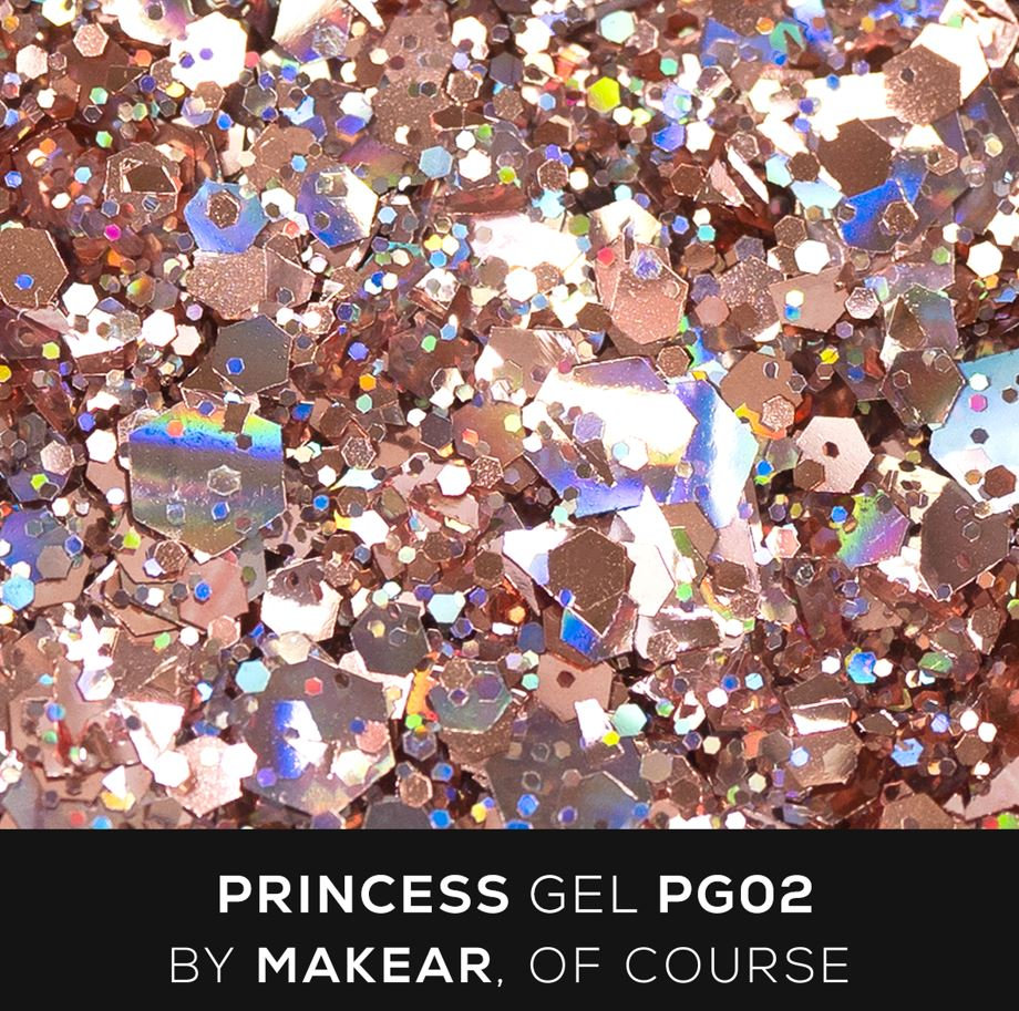 PG02 Princess Gel - Rose Gold 5ml