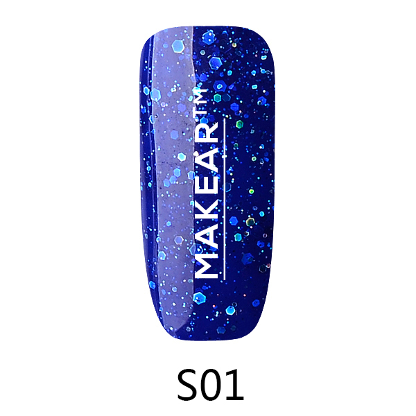 Gel Polish GLITTER S01-8ml