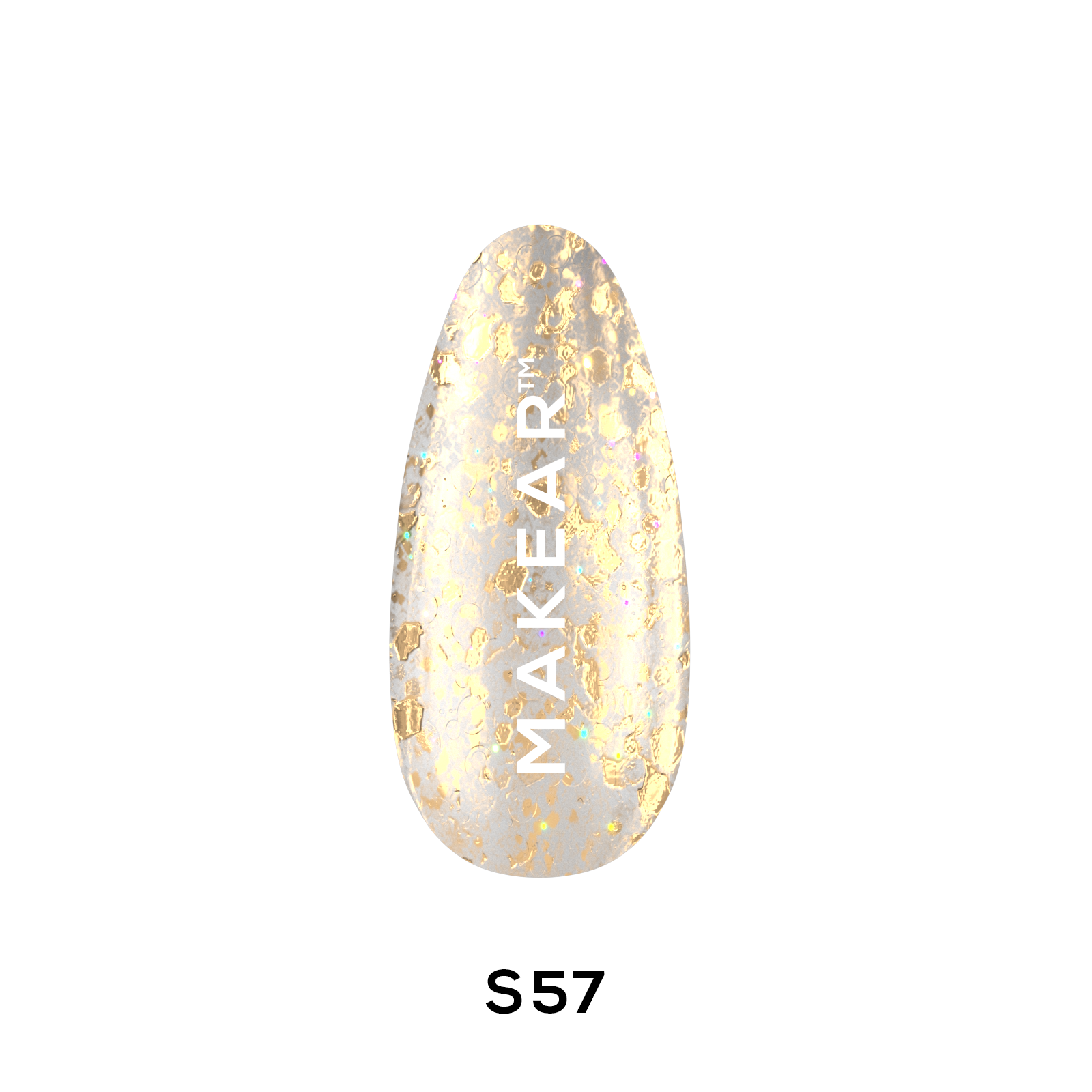 S57 Gold Star -  STELLAR UV Gel Polish Makear 8ml