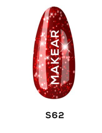 S62 Red Star - UV Gel Polish Makear - 8 ml