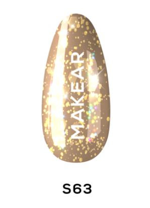 S63 Gold Star - UV Gel Polish Makear 8 ml