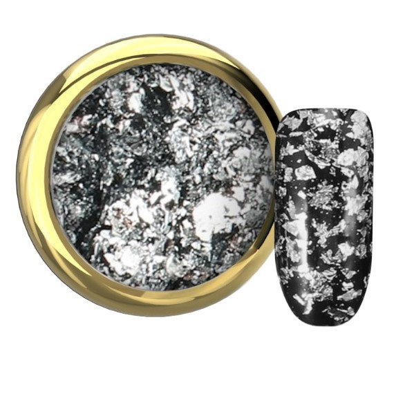 Effects SILVER FEVER - ALUFLAKES -nail powder 1g