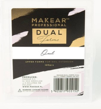 MAKEAR Dual Forms Oval - upper forms 120 pcs.