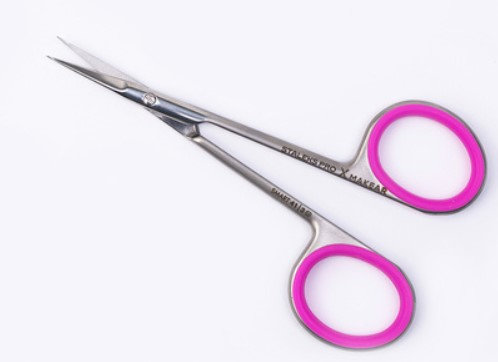 Makear x Staleks PRO SMART 41 - Professional Cuticle Scissors SE-41/3 with Curved Blades