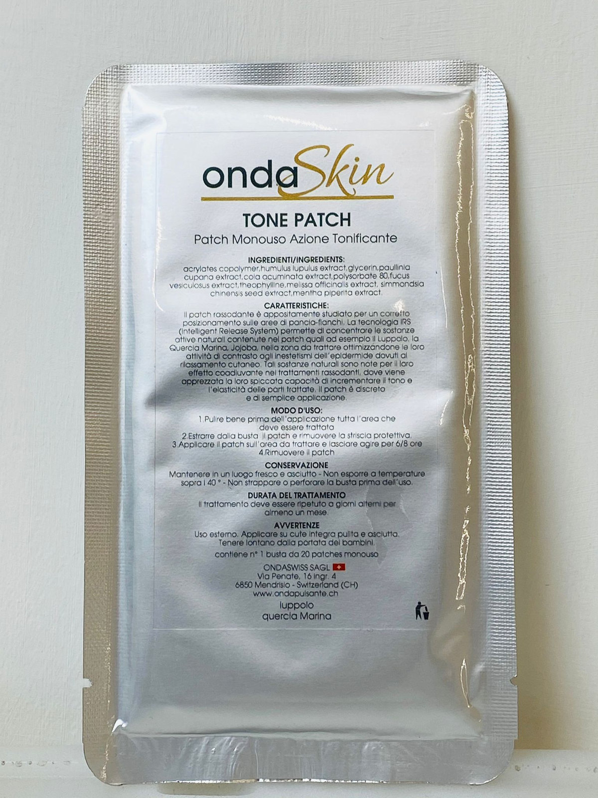 TONE PATCH - Trattamento Rassodante Home 1 Confezione contiene 20 Patches